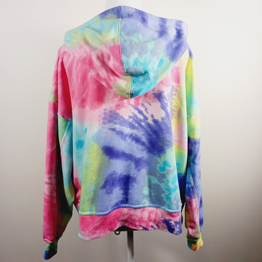 Nike Tie-Dye Pastel Hoodie in Pink, Blue, Green, Purple - Picture 3 of 16
